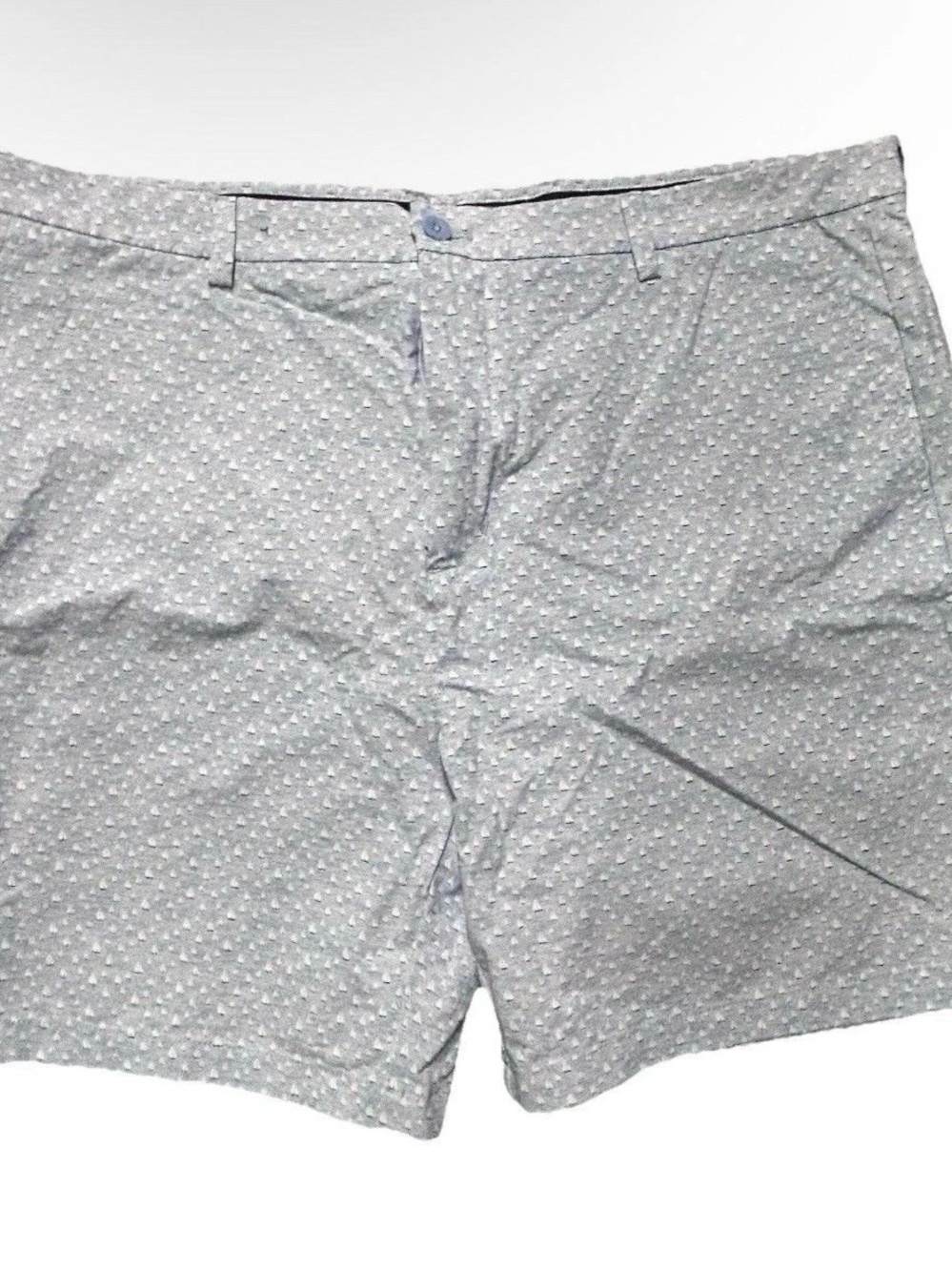 Menโs Vineyard Vines Blue Performance Shorts Sailboats Stretch Waist Size 42